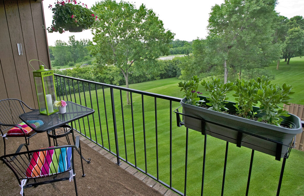 Enjoy the scenic views from your private balcony!