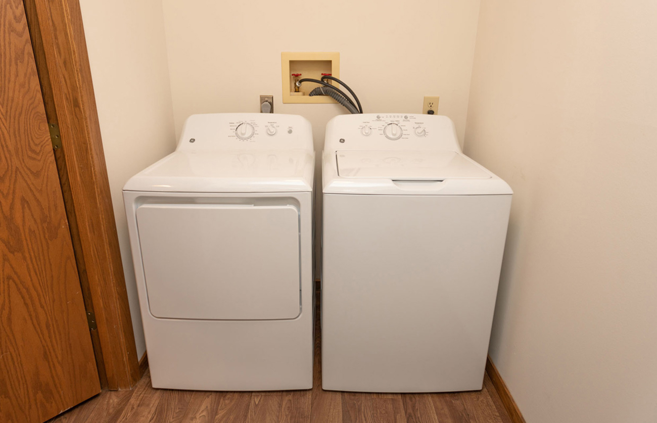 Laundry day is simple with convenient in-unit laundry
