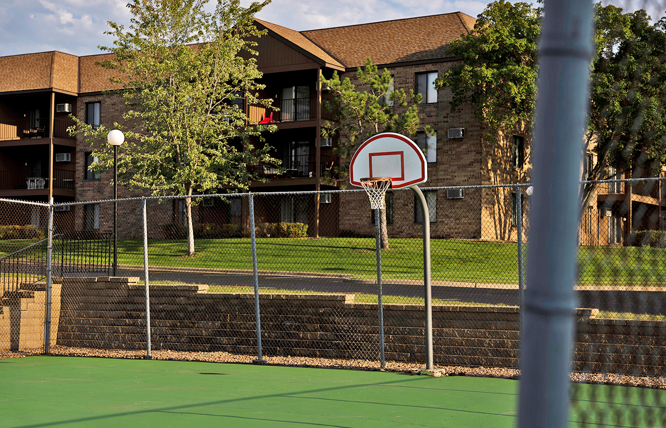 Shoot hoops and stay active just steps from your door...